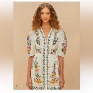 NWT Farm Rio Off-White Sweet Bloom
Dreamscape Organic Cotton Mini dress -M